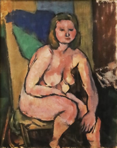 Orfeo Tamburi — Nudo di donna seduta